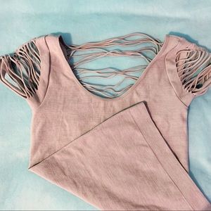 Form Fitting Cut-out Top